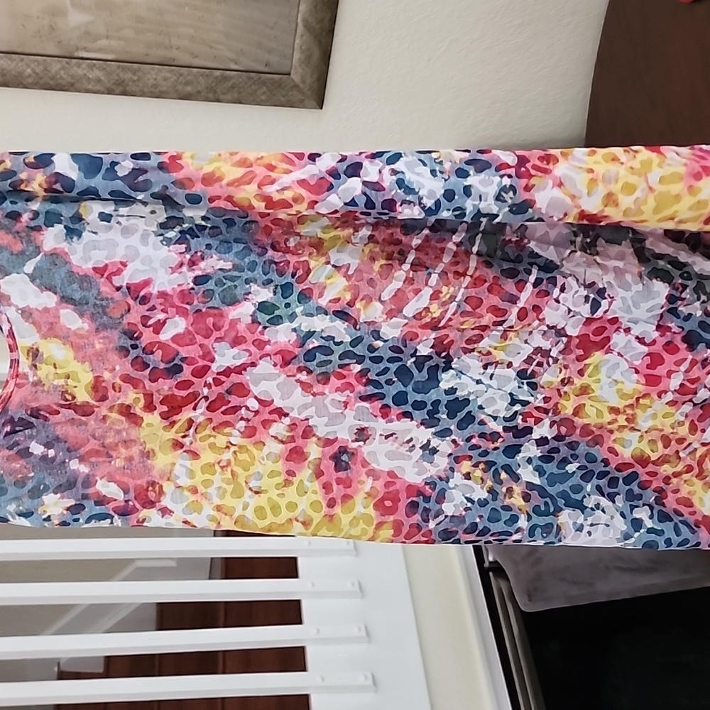 Tank top burnout multi color